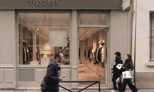 Expanding British luxury brand Sunspel puts down roots in Paris