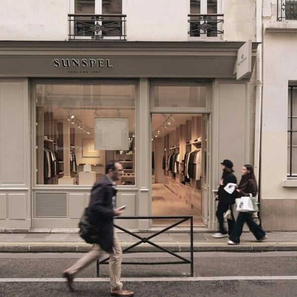 Expanding British luxury brand Sunspel puts down roots in Paris