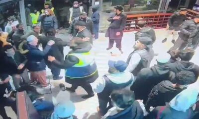 Fight breaks out at one of UK’s biggest mosques