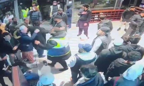 Fight breaks out at one of UK’s biggest mosques