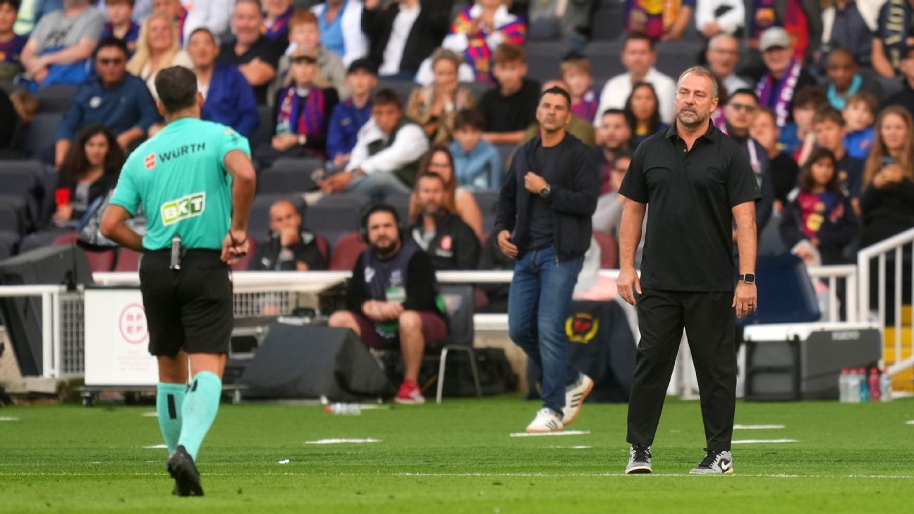 Flick disputes red card in dramatic Barcelona win Flick disputes red card in dramatic Barcelona win