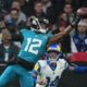 Jaguars’ Travis Hunter notches first career touchdown vs Rams