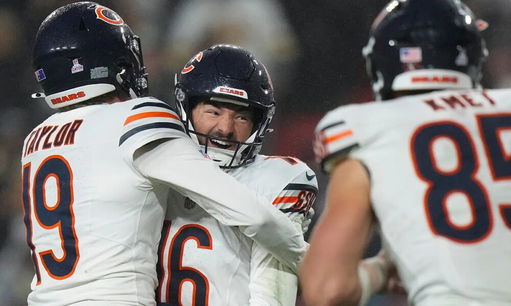 Jake Moody kicks game-winning field goal in first appearance with Bears