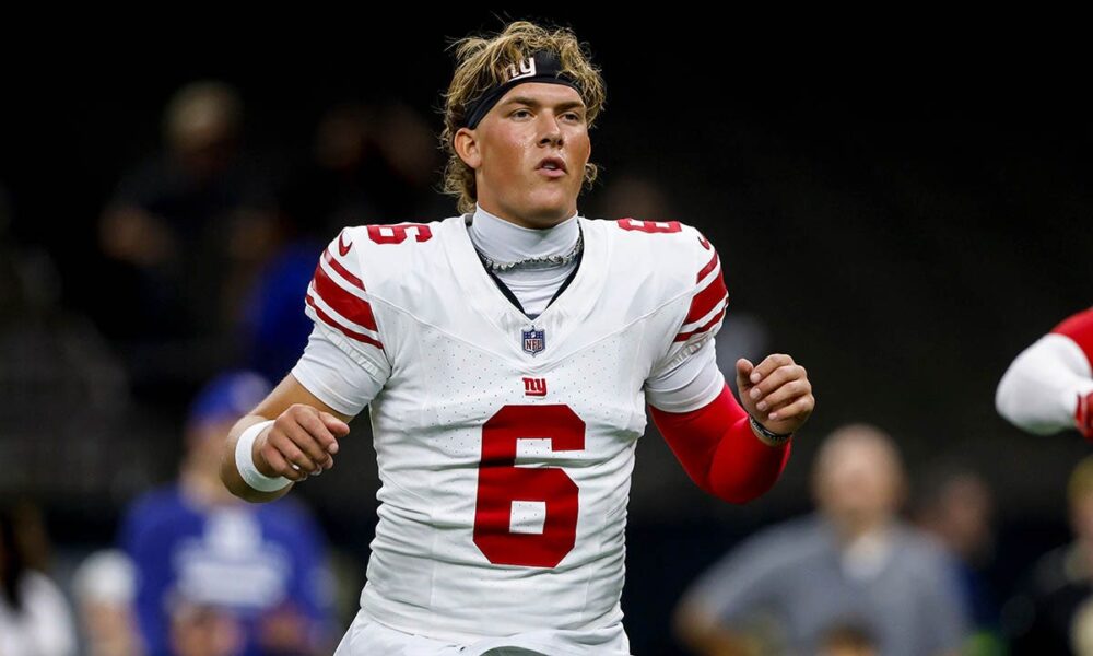 Jaxson Dart’s mom draws spotlight during Giants’ game against Saints