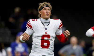 Jaxson Dart’s mom draws spotlight during Giants’ game against Saints