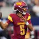 Jayden Daniels’ mom demands fans to ‘stop manifesting’ former NFL star after latest injury