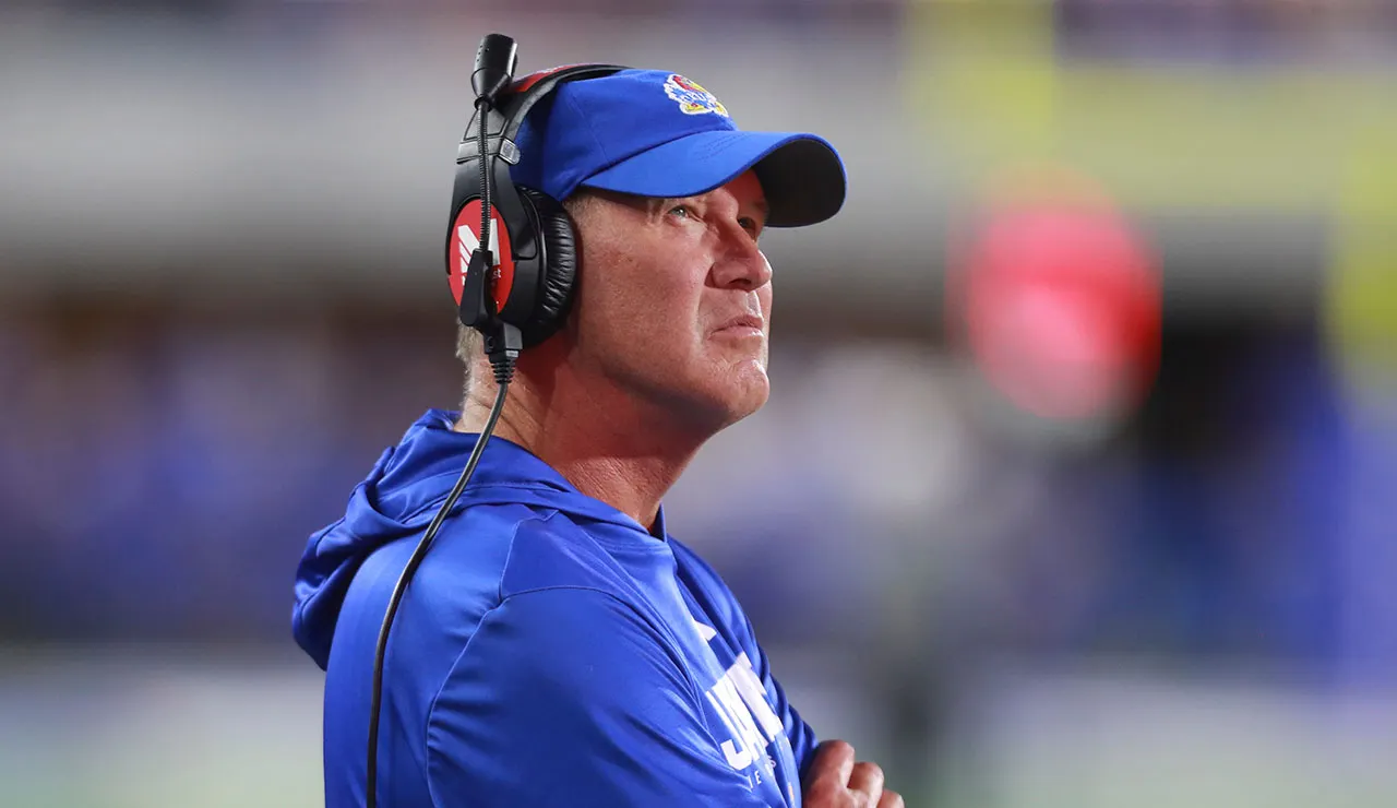 Kansas fined ,000 for coach’s ‘inaccurate statement’ about pocket knife hitting staffer in Texas Tech game Kansas fined ,000 for coach’s ‘inaccurate statement’ about pocket knife hitting staffer in Texas Tech game