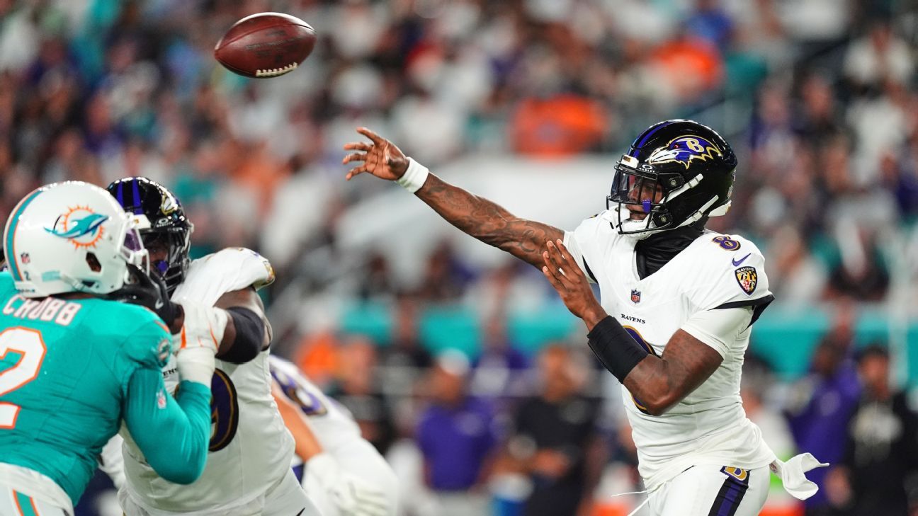 Lamar Jackson, Ravens capitalize on Dolphins turnover with Mark Andrews TD Lamar Jackson, Ravens capitalize on Dolphins turnover with Mark Andrews TD