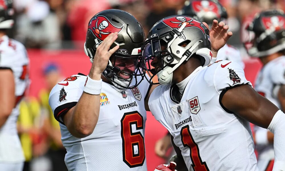 NFL Week 6 scores: Baker Mayfield delivers victory for Bucs, Jaxson Dart gets Giants in win column