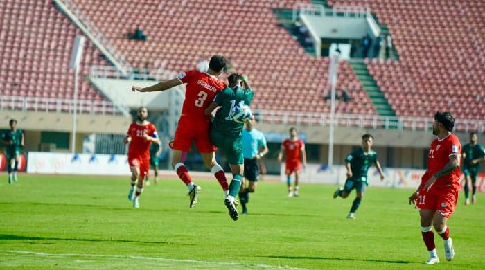 Pakistan, Afghanistan draw in AFC Asian Cup Qualifier Pakistan, Afghanistan draw in AFC Asian Cup Qualifier