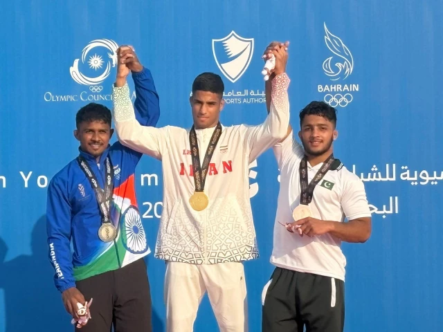 Pakistan’s Hassan Ali wins Asian Youth Games wrestling bronze | The Express Tribune Pakistan’s Hassan Ali wins Asian Youth Games wrestling bronze | The Express Tribune