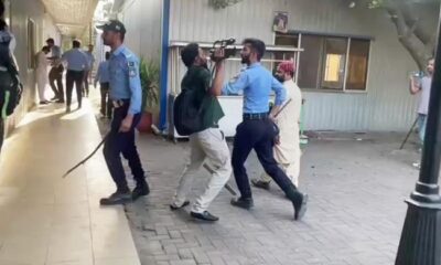 Police assault journalists after storming National Press Club