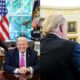 President Trump treated to private musical performance at White House