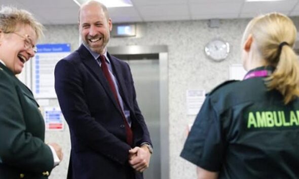 Prince William marks 60 years of London Ambulance Service
