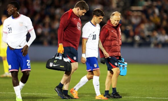 Reports: Milan fear injured Pulisic out a month