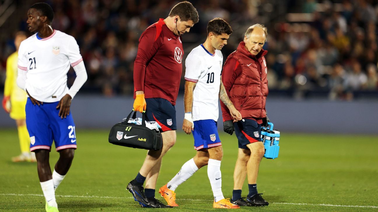 Reports: Milan fear injured Pulisic out a month