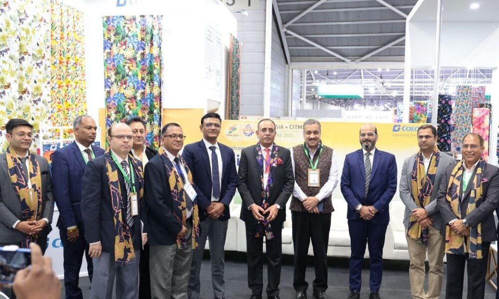 Rohit Kansal inaugurates ColorJet pavilion at ITMA Asia Singapore