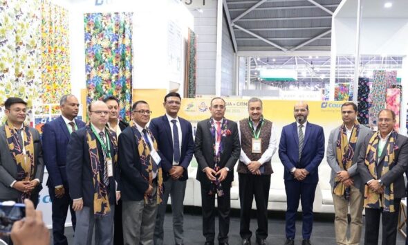 Rohit Kansal inaugurates ColorJet pavilion at ITMA Asia Singapore