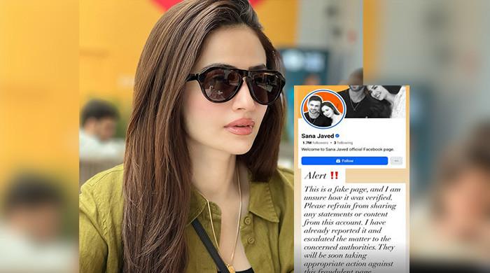 Sana Javed exposes fake ‘verified’ account on Facebook