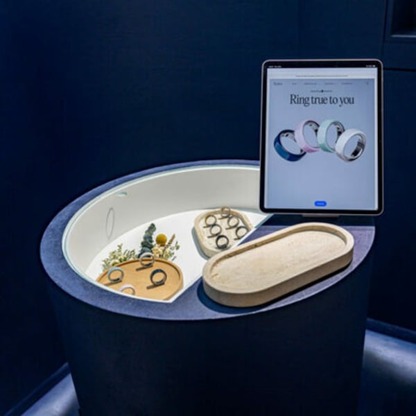 Smart ring brand Ōura opens Harrods concept store space Smart ring brand Ōura opens Harrods concept store space