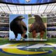 SoFi Stadium hawk stolen during Rams game located, second hawk remains missing