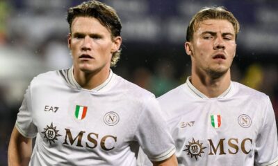 Spooky stars from Napoli, Real Madrid dress up for Halloween, as Højlund wears white socks