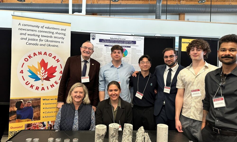 Student engineers test rubble from destroyed buildings to help rebuild Ukraine