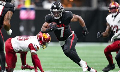 ‘That’s my dude’: Falcons RB Robinson talks connection with LeBron after ‘MNF’ win over Bills