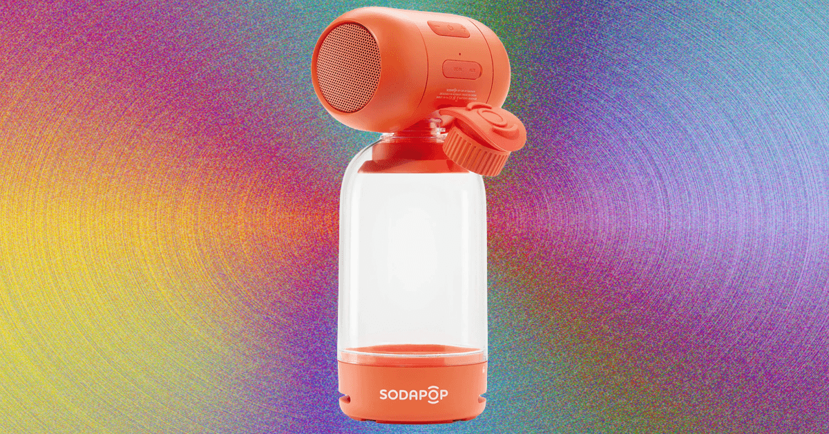 The Sodapop Bluetooth Speaker Uses a Plastic Bottle to Bring the Bass The Sodapop Bluetooth Speaker Uses a Plastic Bottle to Bring the Bass