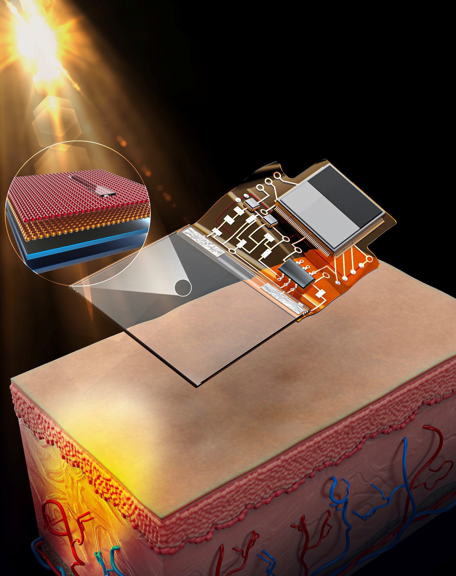 Transparent wearable monitor gives real-time warnings about overexposure to sunlight Transparent wearable monitor gives real-time warnings about overexposure to sunlight