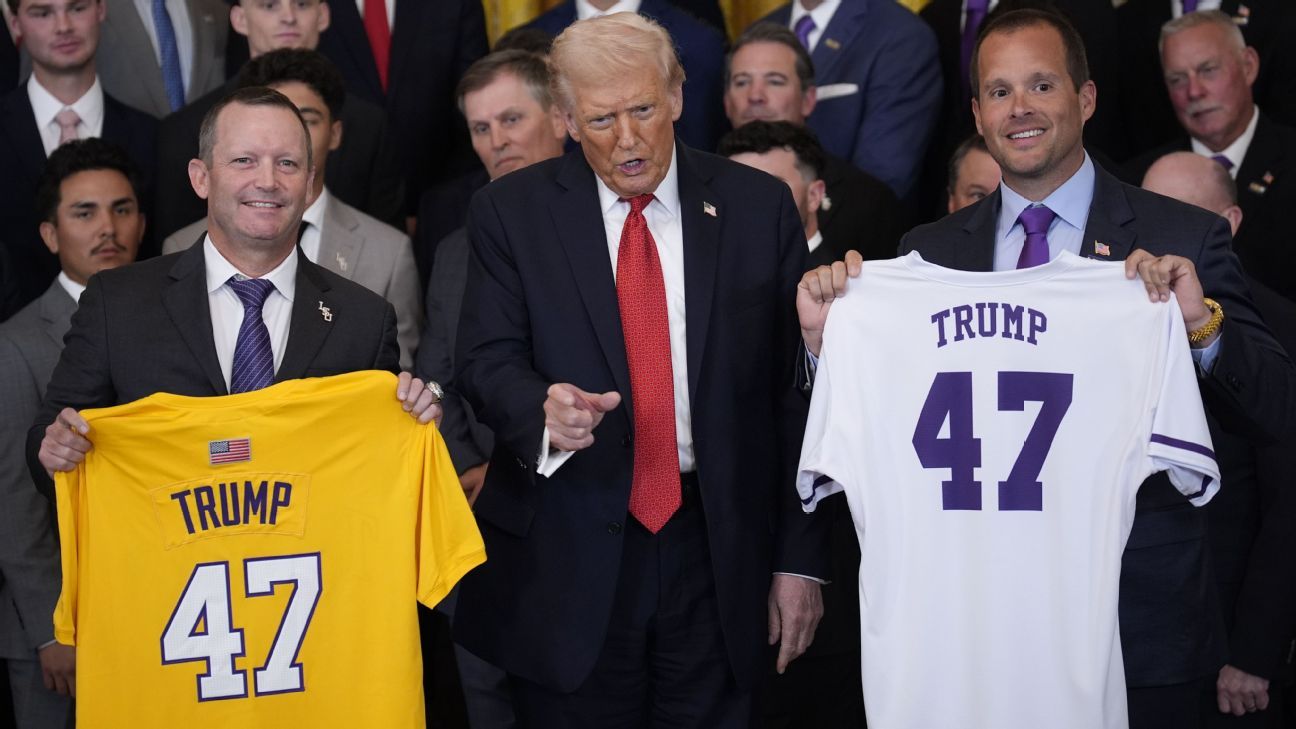 Trump honors LSU, Shreveport baseball champions Trump honors LSU, Shreveport baseball champions
