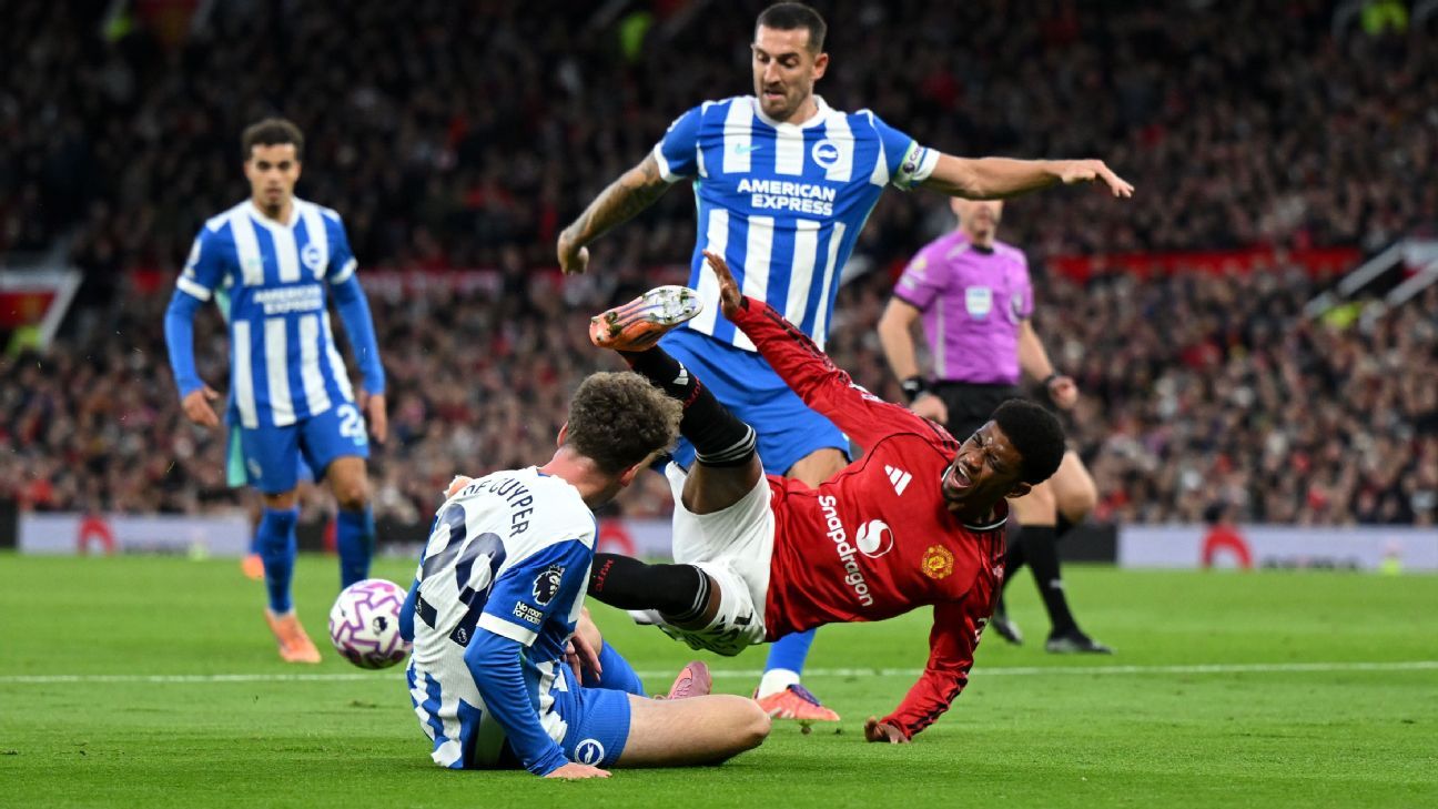 VAR review: Should Man United have had a penalty vs. Brighton? VAR review: Should Man United have had a penalty vs. Brighton?