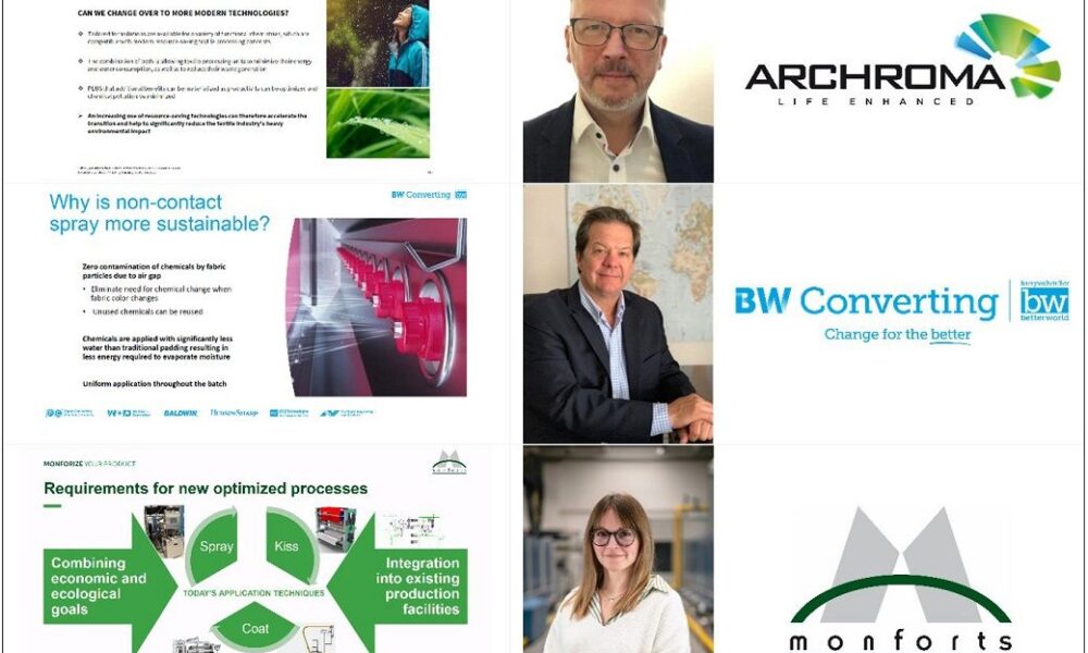 VDMA members showcase energy-saving advances in finishing & dyeing