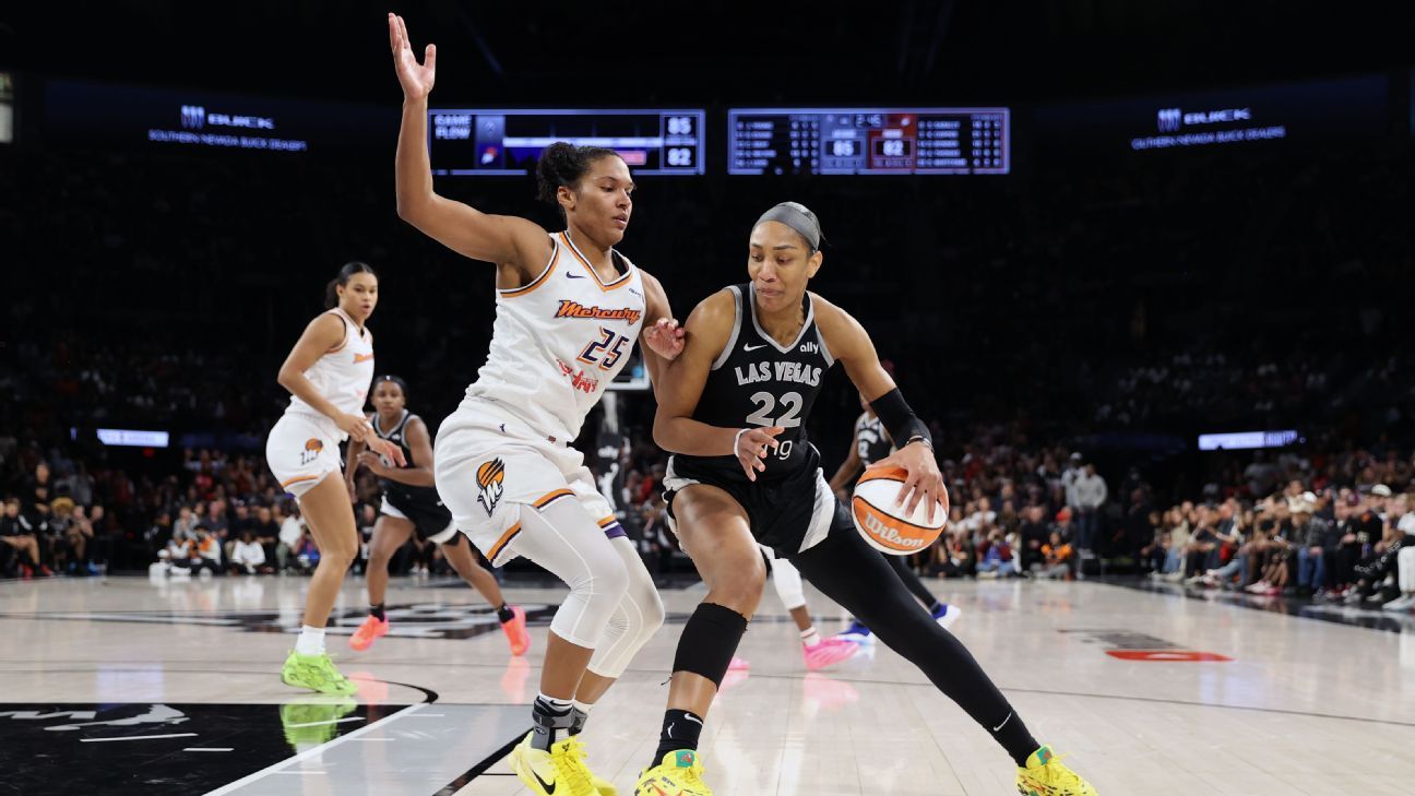 WNBA Finals Game 2 live tracker: Can Mercury even series vs. Aces?