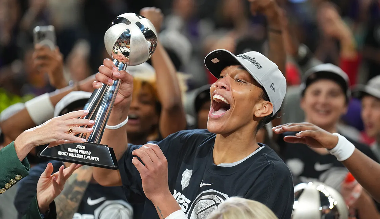 WNBA’s A’ja Wilson shares heartfelt message for NBA star Bam Adebayo at Aces title celebration WNBA’s A’ja Wilson shares heartfelt message for NBA star Bam Adebayo at Aces title celebration