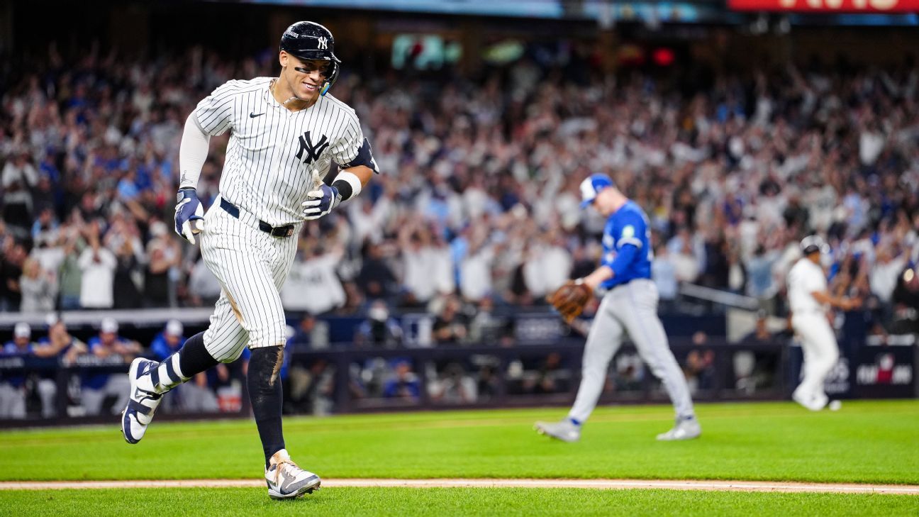 ‘You could feel it like in your bones’: Aaron Judge meets his October moment at last