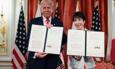 Trump hails Japan’s Takaichi during talks on trade, critical minerals