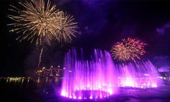 Revamped Dubai Fountain dazzles crowds with new look