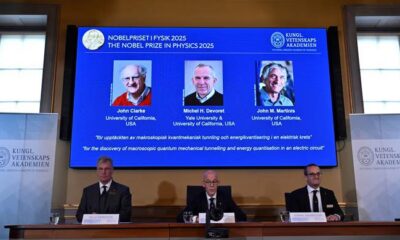 Trio win Nobel prize for revealing quantum physics in action