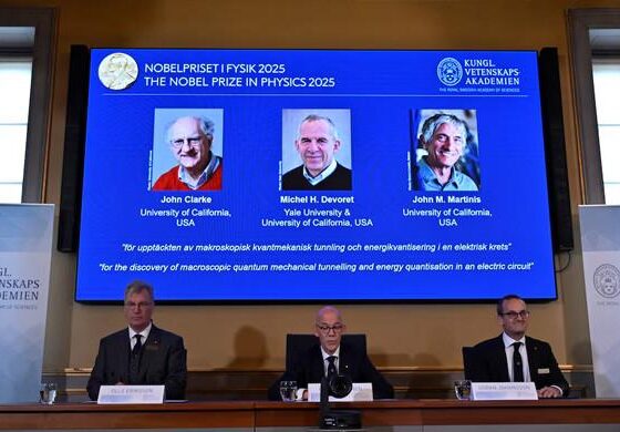 Trio win Nobel prize for revealing quantum physics in action