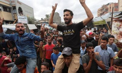 ‘Sending you love from Gaza’: Palestinians hail ceasefire deal