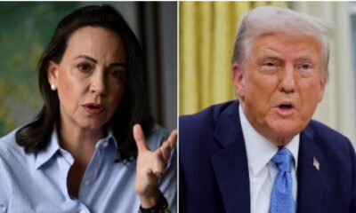 Nobel laureate Maria Corina Machado dedicates peace prize to Trump