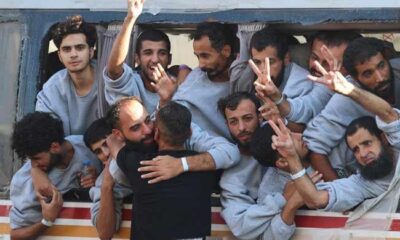Tears, cheers as Palestinians welcome freed prisoners home under Gaza ceasefire