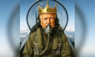 US president reacts to protests with AI video of himself flying ‘KING TRUMP’ jet