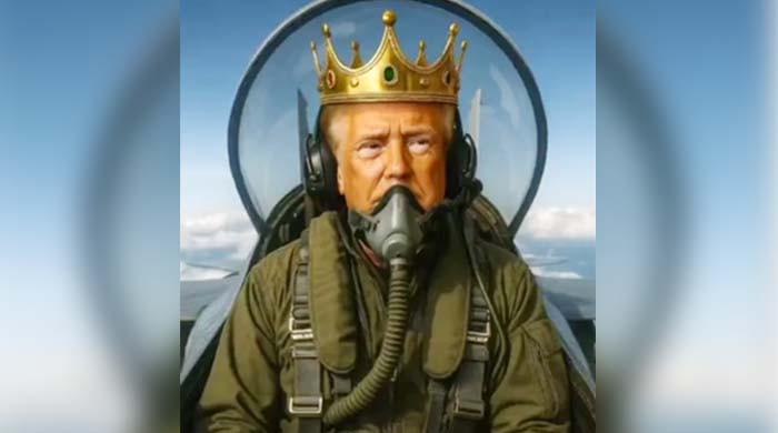 US president reacts to protests with AI video of himself flying ‘KING TRUMP’ jet US president reacts to protests with AI video of himself flying ‘KING TRUMP’ jet