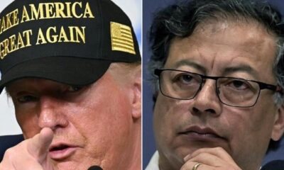 US says it hit Colombian rebel vessel as Trump calls Petro ‘illegal drug leader’