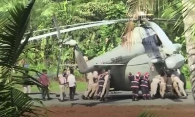 Indian president’s helicopter gets stuck at Kerala helipad