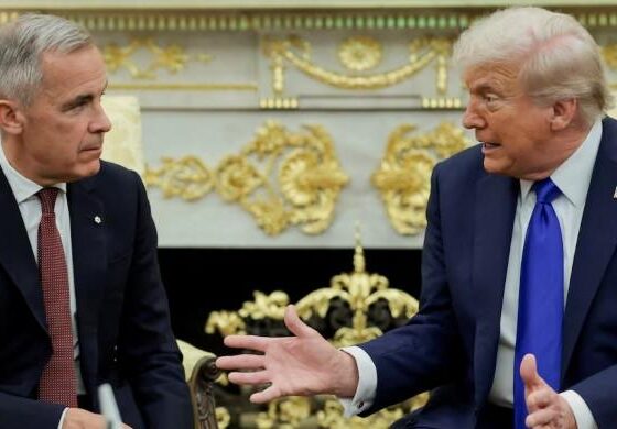 Trump slams ‘dirty’ Canada despite withdrawal of Reagan ad