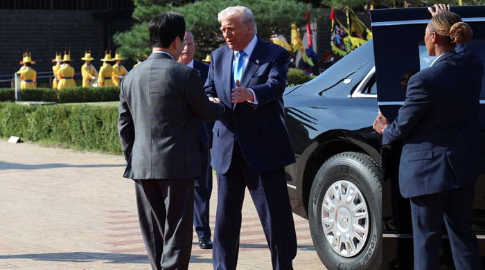 Trump lands in South Korea, says Xi talks will be ‘great outcome for world’ Trump lands in South Korea, says Xi talks will be ‘great outcome for world’