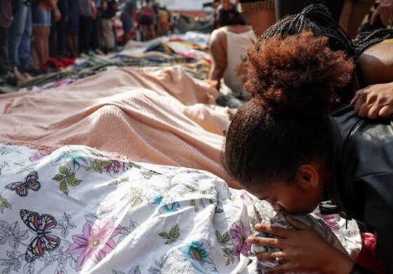 Corpses line Rio street, pushing death toll from police raids to 132